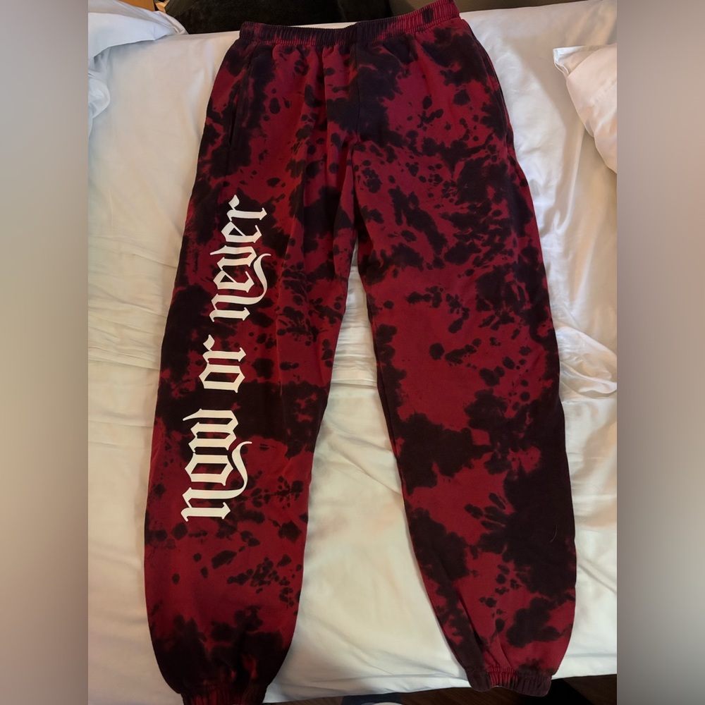 Colby Brock Red and Black Sweatpants